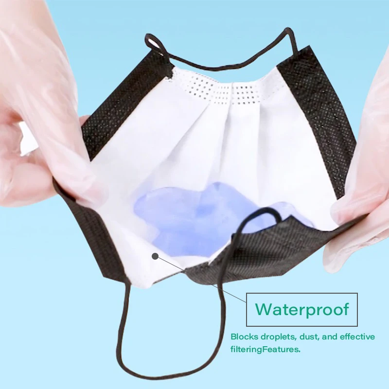 Маска маска для лица Carego одноразовая 4 слоя из мелтблауна|Маски| |