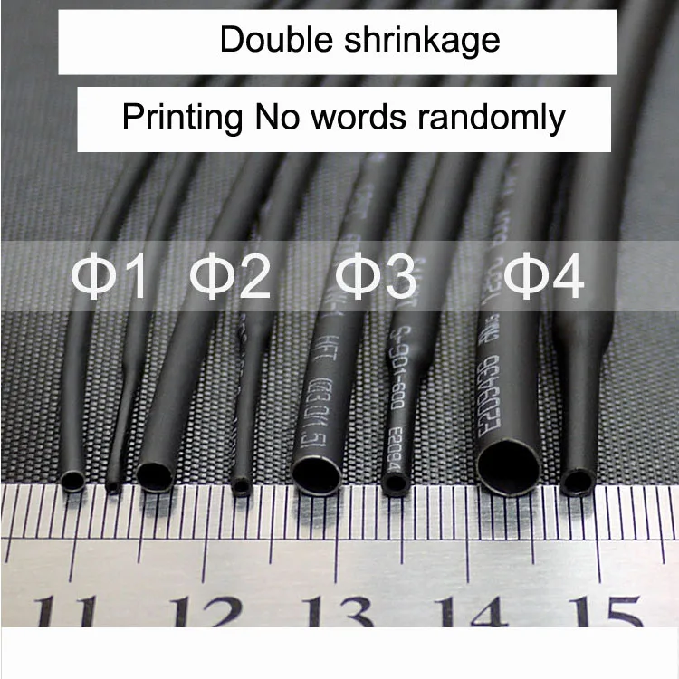 Заводская Продажа диаметр 1 5 мм Термоусадочные трубки термоусадочные