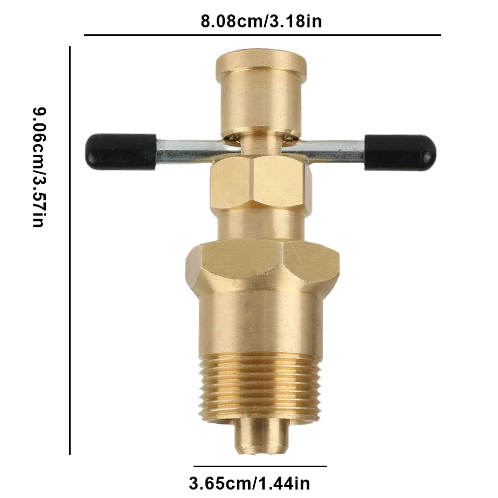 

Brass Fitting Puller Plumbing Extractor Remover Tool Solid Brass Puller Pipefitting Tool Golden Solid Brass Copper Pipe Fitting