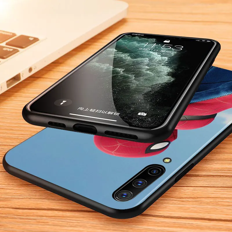 

Marvel hero Peter Parker for Samsung A2 A10 A20 A30 A40 A50 A60 A70 A80 A90 Core E S TPU Black Phone Case
