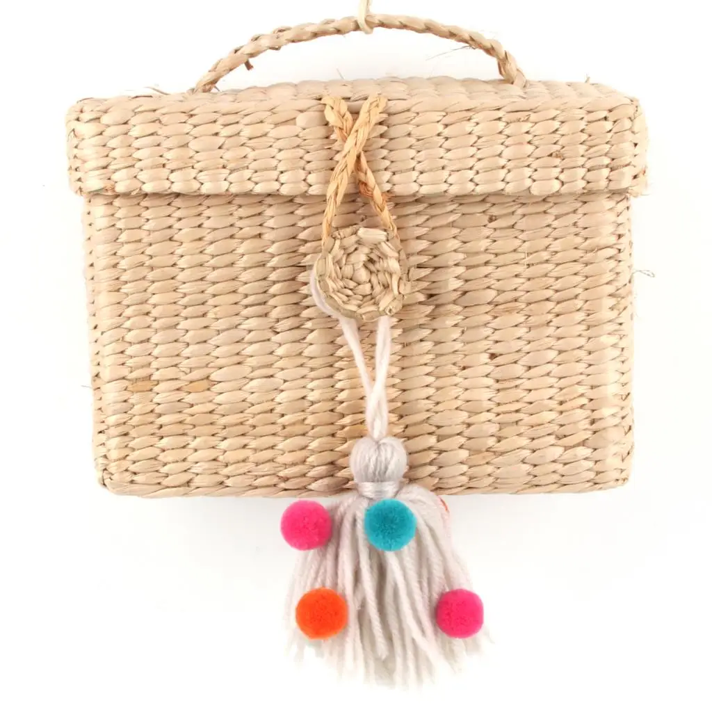 1 шт Новое поступление Стрижка волос мяч брелок Бохо шерстяная кисточка ручная