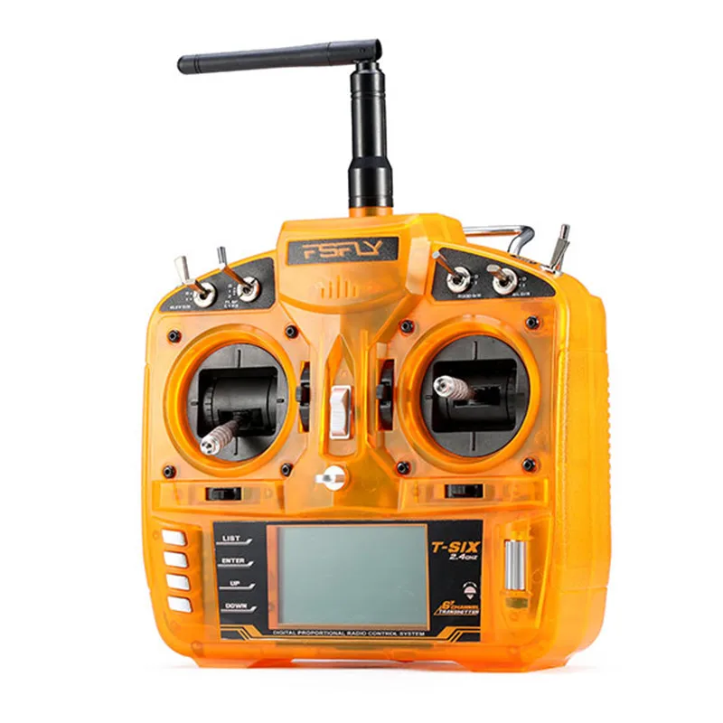 Радиопередатчик FsFly T Six 2 4 ГГц 6CH RC совместимый с DSM2 DSMX для вертолета квадрокоптера