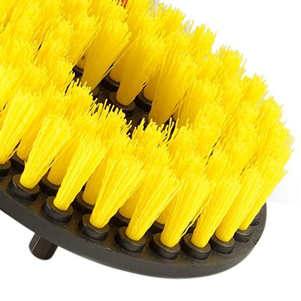 

2 Piece, Soft & Medium Drill Brush- Power Scrubbing Brush Drill Attachment For Cleaning Showers, Tubs, Bathrooms, Tile, Grout, C