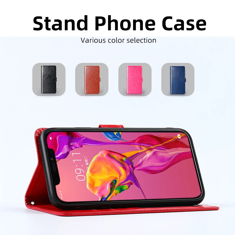 

Wallet Case Flip Leather For Motorola Moto G6 G7 G8 G9 Plus Play Power Plus One Macro Zoom Z3 Z2 E5 E6 E5 Play 2020 E6s G Edge
