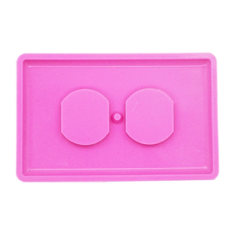 

DIY Crafts Epoxy Resin Mold USB Socket Panel Light Switch Cover Silicone Mould 85LB