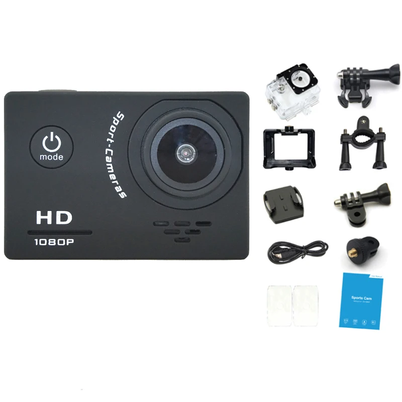 Go Pro Экшн камера 1080P Ultra HD спортивная экшн видеокамера s 140D Подводная