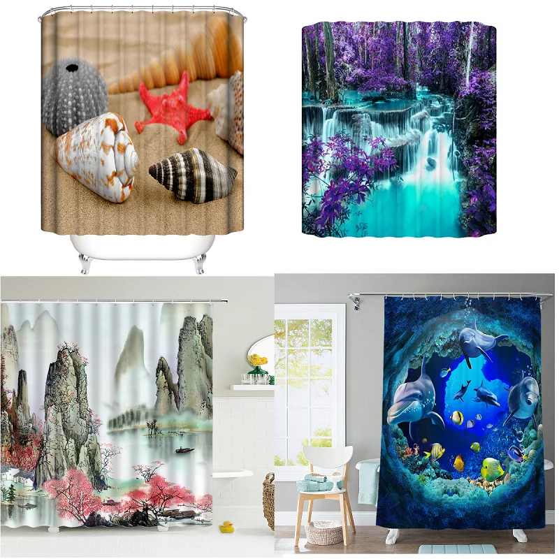 

New Picturesque shower curtains shower curtain set shower curtain floral curtains Curtains for kitchen bathrooms modern fixture