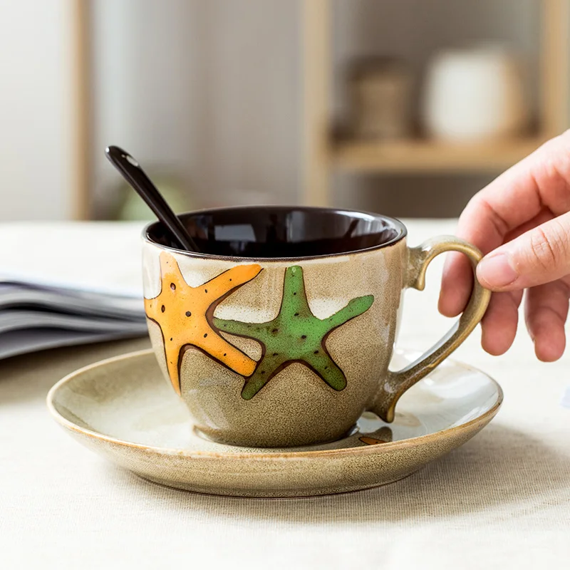 Набор винтажных керамических чайных блюдец фарфоровые чашки тумбы чашка для