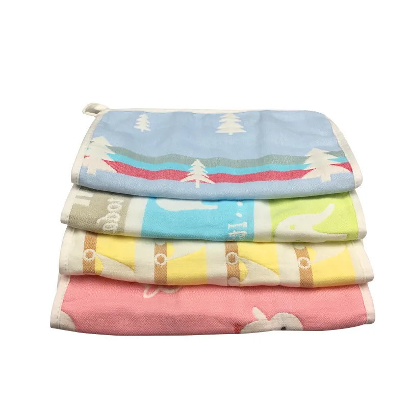 

Baby Bibs Cotton Six Layers Boy And Girl Stuff Absarbent Soft Infant Saliva Towel Newborns Accessories Baby Burp Cloths 2pcs
