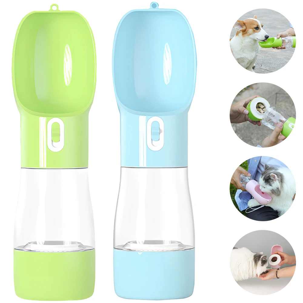 

Portable Dog Water Bottle Food Feeder Outdoor Pet Puppy Bowls Drinking Bottle Water Cup for Dogs