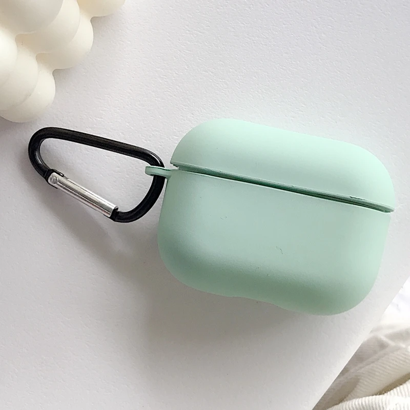 Сплошной цвет ТПУ чехол для наушников Apple AirPods 3 Pro Чехол AirPods3 красочные