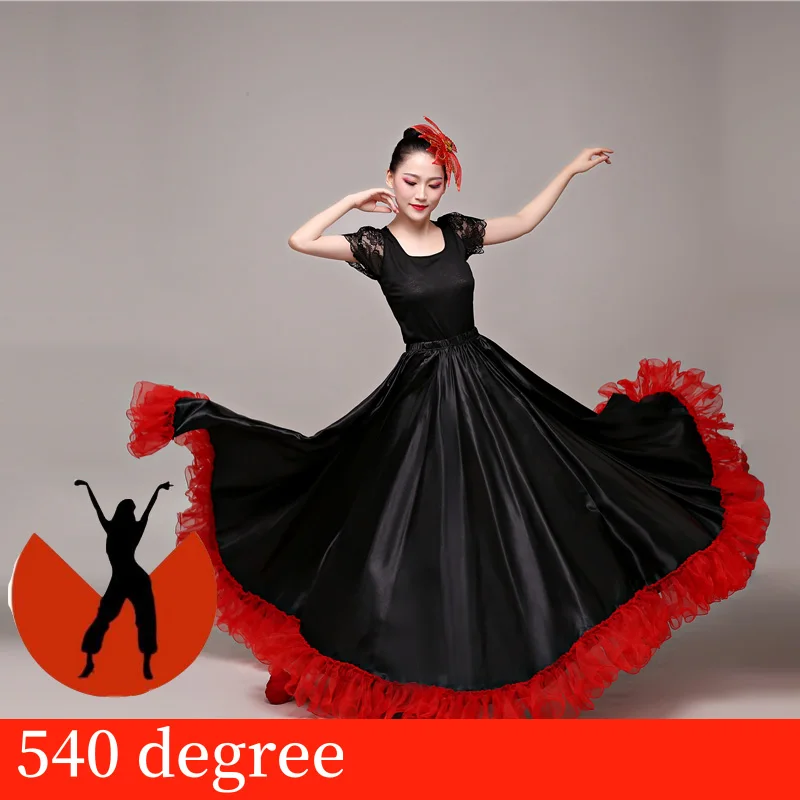 style 9 540 Женские танцевальные костюмы фламенко испанское платье Фламенго танцовщица одежда для бальных танцев Одежда для танцоров для выступлений SL1442 - Цвет: style 9 540