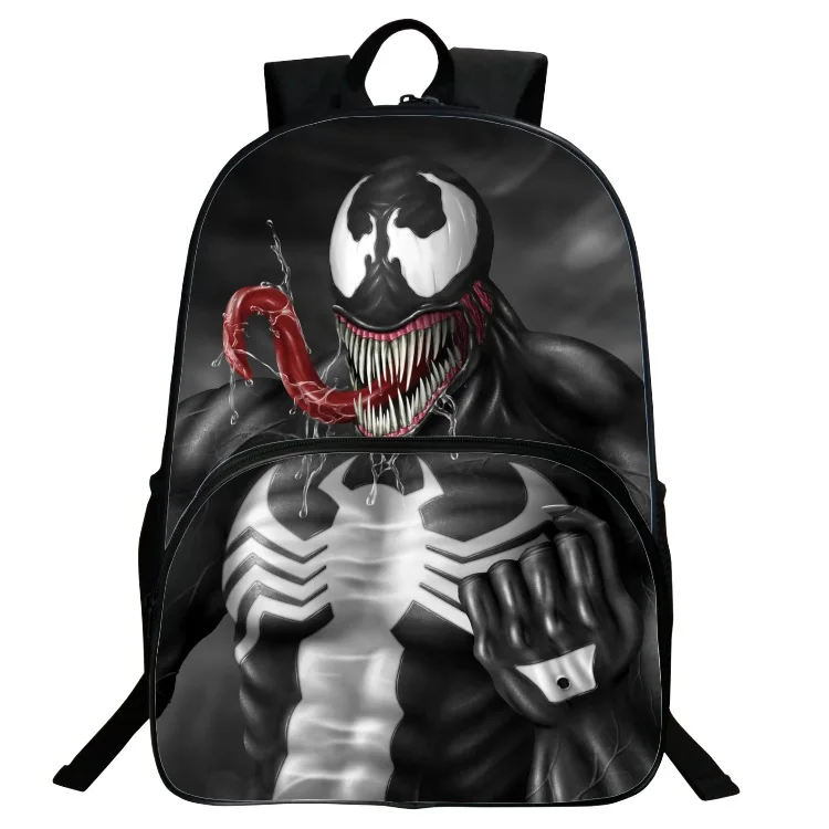 

Disney New Marvel Venom Backpack Student Schoolbag Hero Children's Leisure Outdoor Backpack Avengers