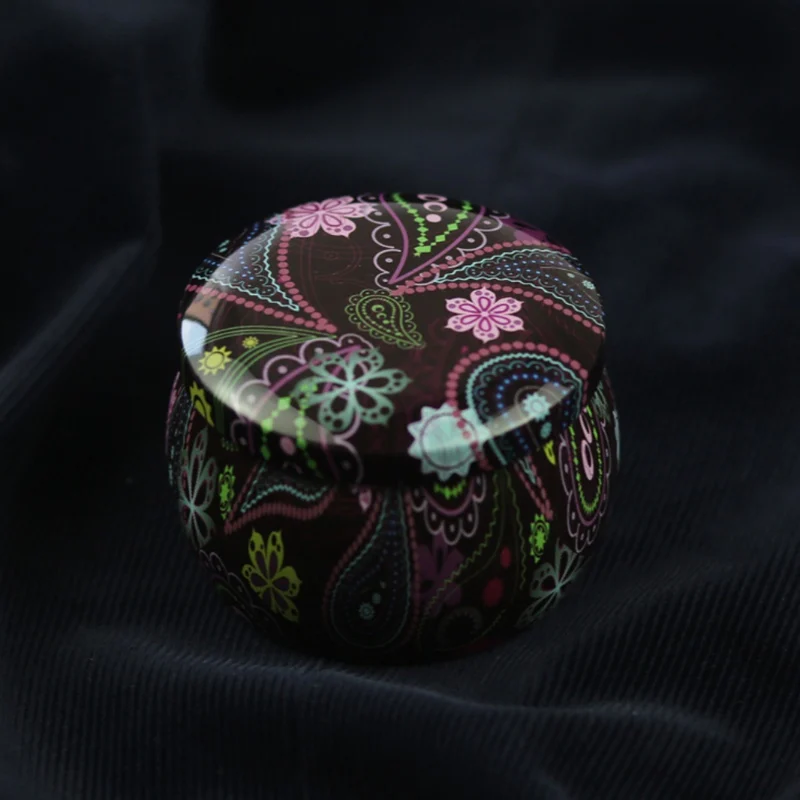 Маленькая оригинальная коробка для конфет в форме барабана печенья розы чайный