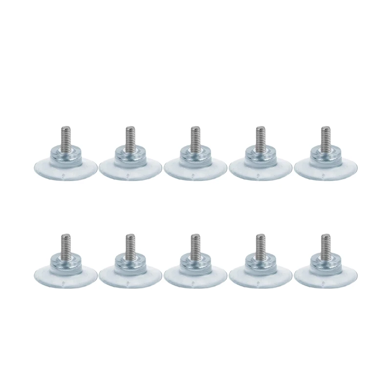 Reemplazos de ventosa de goma fuerte, 10 piezas, para tapas de mesa de vidrio con tornillo de M6