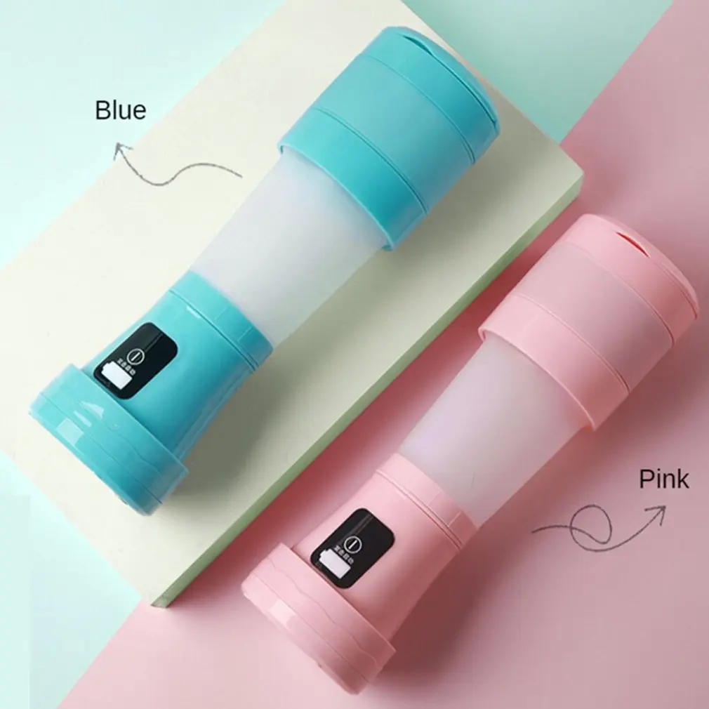 

Электрический Силиконовый складной выдвижной высокотемпературный портативный блендер 450 мл с USB-зарядкой