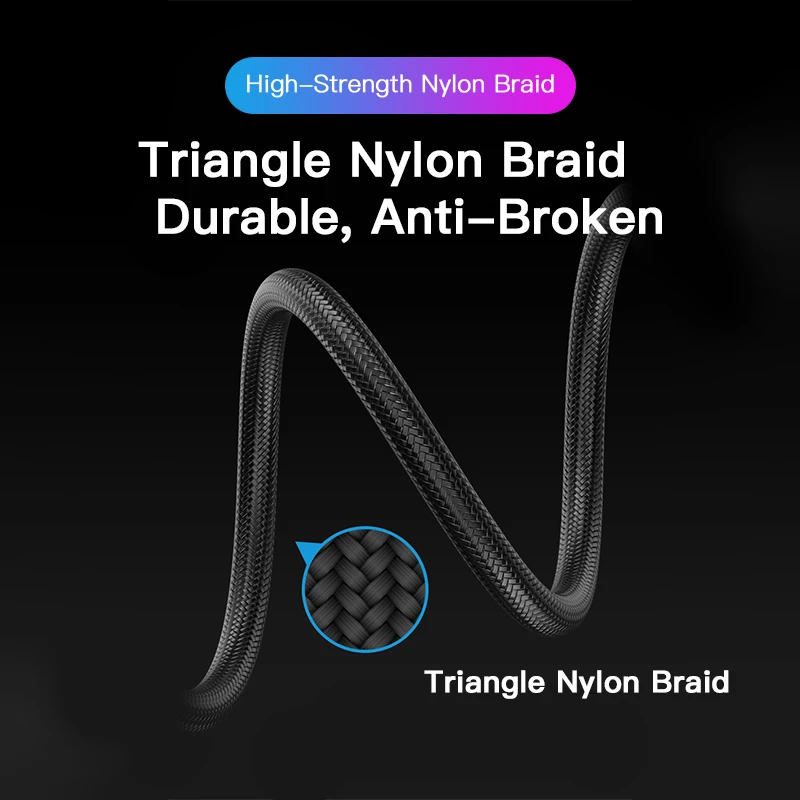 Зарядный кабель Micro USB 3A провод для быстрой зарядки и передачи данных телефонов