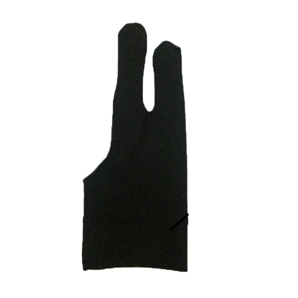 

Black 2 Finger Anti-fouling Glove,both For Right And Left Hand Artist Drawing For Any Graphics Drawing Tablet #50g