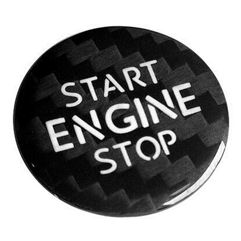 Углеродное волокно кнопка запуска и остановки двигателя внутренняя отделка