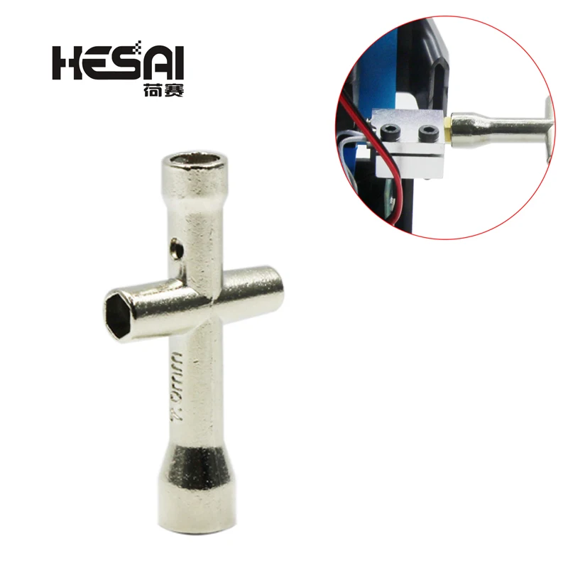 

Zinc alloy M2 M2.5 M3 M4 screw hex nut cross wrench sleeve repair parts 4 car size cross socket wrench