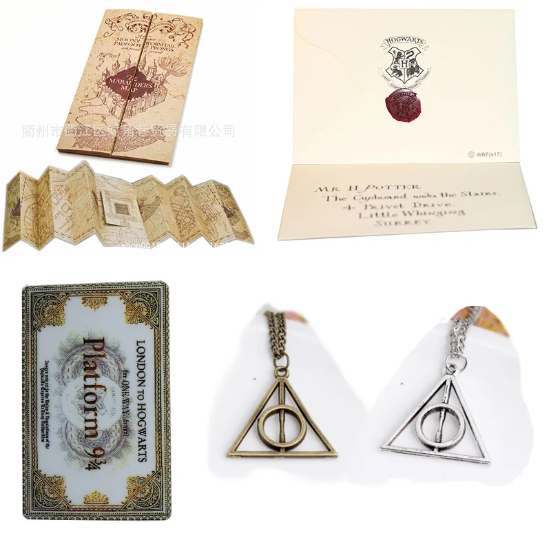 Harri Poter Admission Letter of Hogwart School комплект игрушек карта hp Совы уведомление письмо с