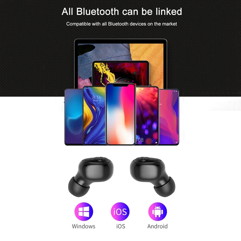 Мини Новые Bluetooth наушники G6s TWS IPX7 8D бас беспроводной зарядки светодиодный дисплей 3500 мАч многофункциональные наушники гарнитура
