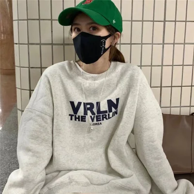 

Best-Selling Sweatshirt Women's Spring and Autumn Korean Style Hooded Thin Coat