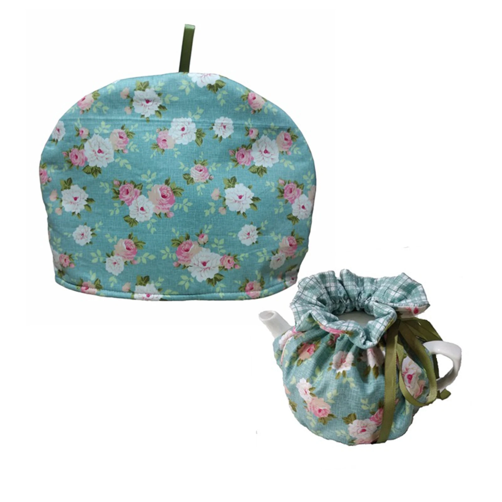 

Cotton Vintage Floral Teapots Dust Cover Tea Cosy Kettle Cover Insulation and Keep Warm For Home Teaware Accessories TB Sale