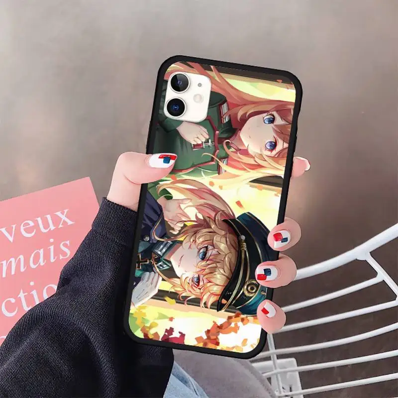 

Japan Anime youjo senk high quality Phone Case for iPhone 11 12 pro XS MAX 8 7 6 6S Plus X 5S SE 2020 XR