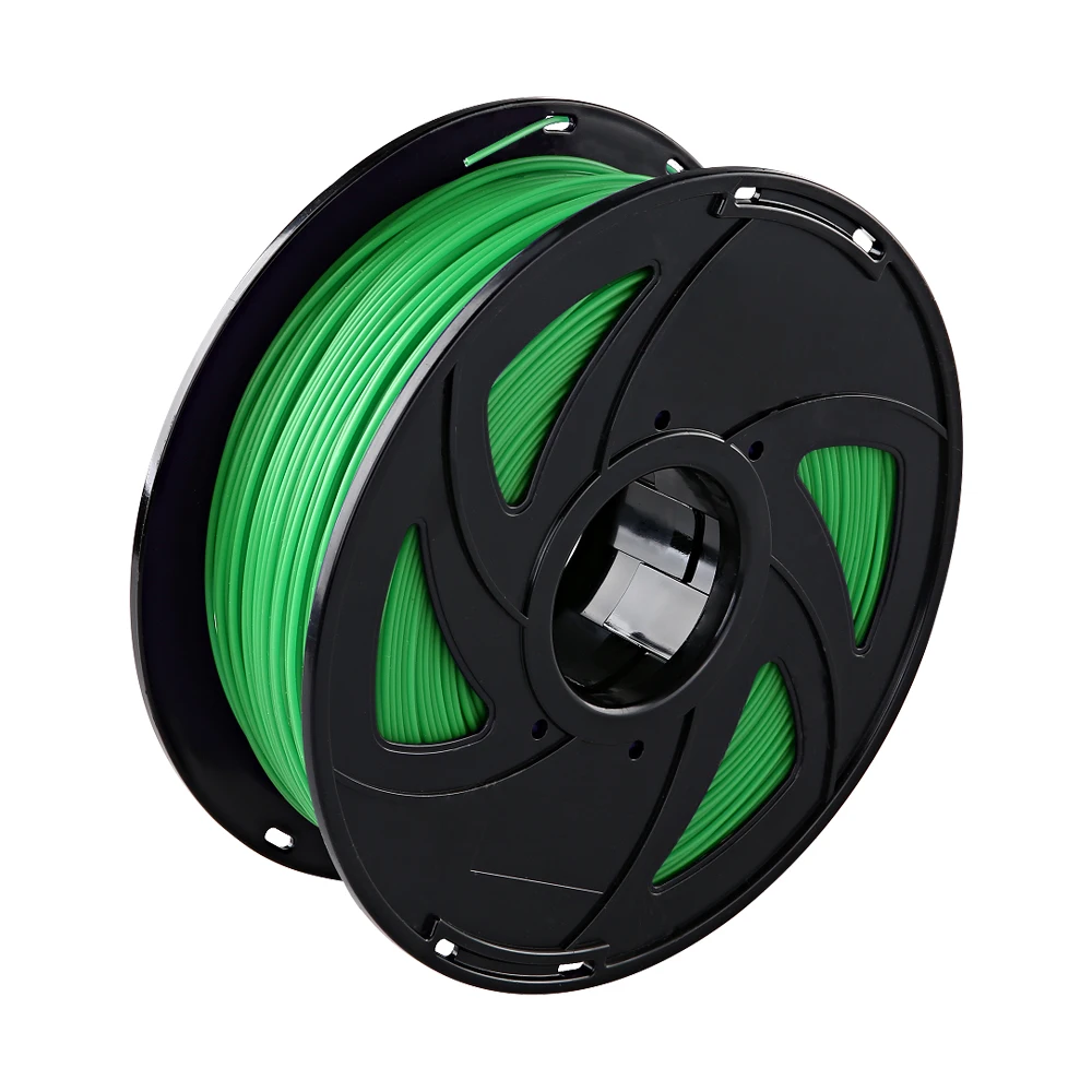 Green XVICO PLA нить для 3D-принтера 1,75 мм 1 кг/2,2 фунта катушка оранжевого, зеленого, белого и красного цветов для украшения Хэллоуина - Цвет: Green