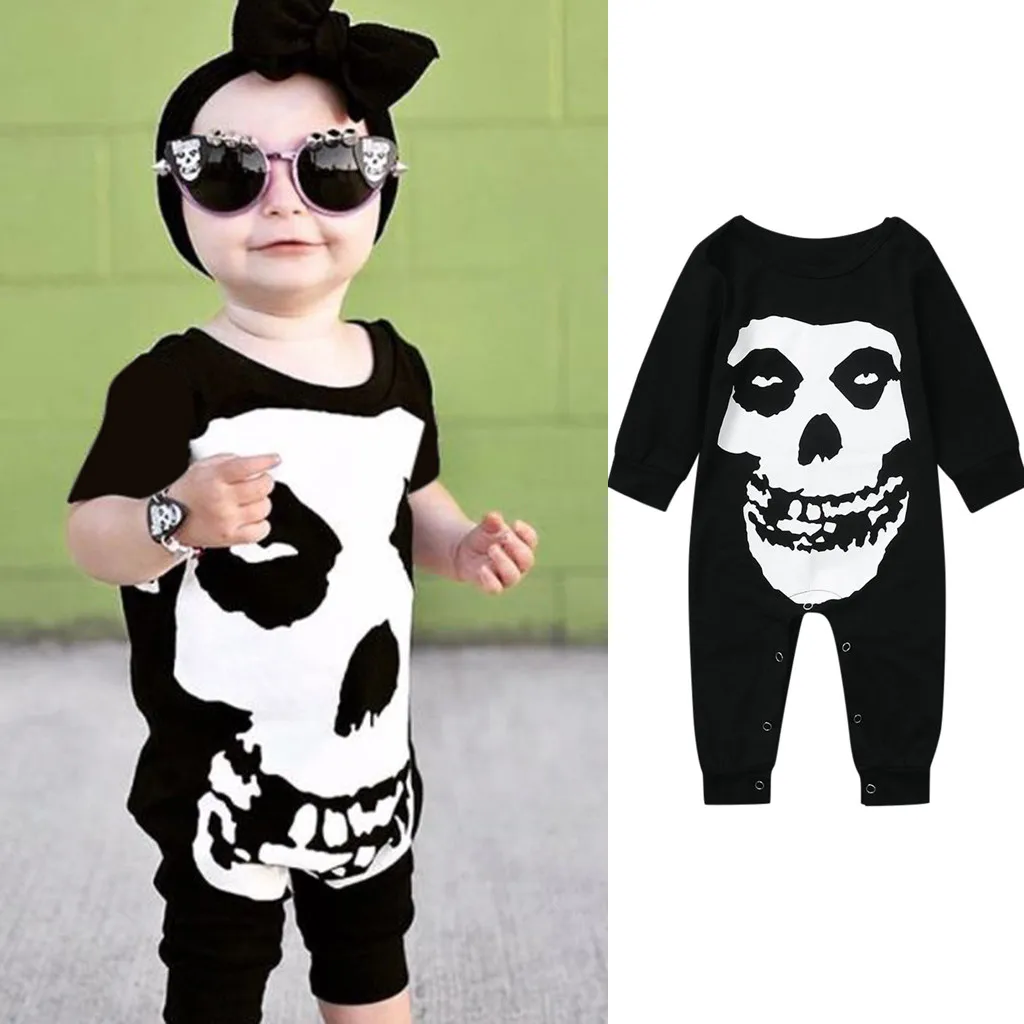 Детский комбинезон Лидер продаж с длинными рукавами на Хэллоуин для маленьких