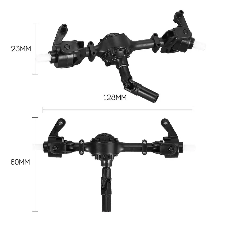 

Front Bridge Axle for RC 1/16 Climbing Crawler Car WPL B-1/B-24/C-14/C-24/B-16 Truck Parts Component Spare Parts Accessories