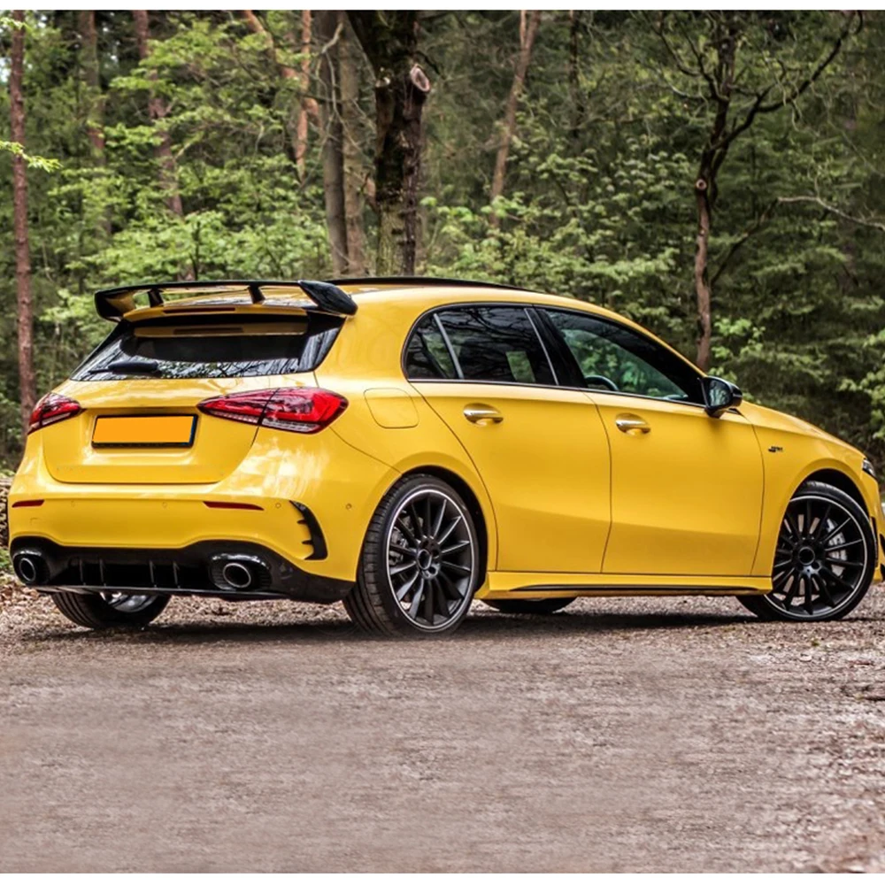 Глянцевый черный Задний спойлер из АБС-пластика на крышу крыло для багажника