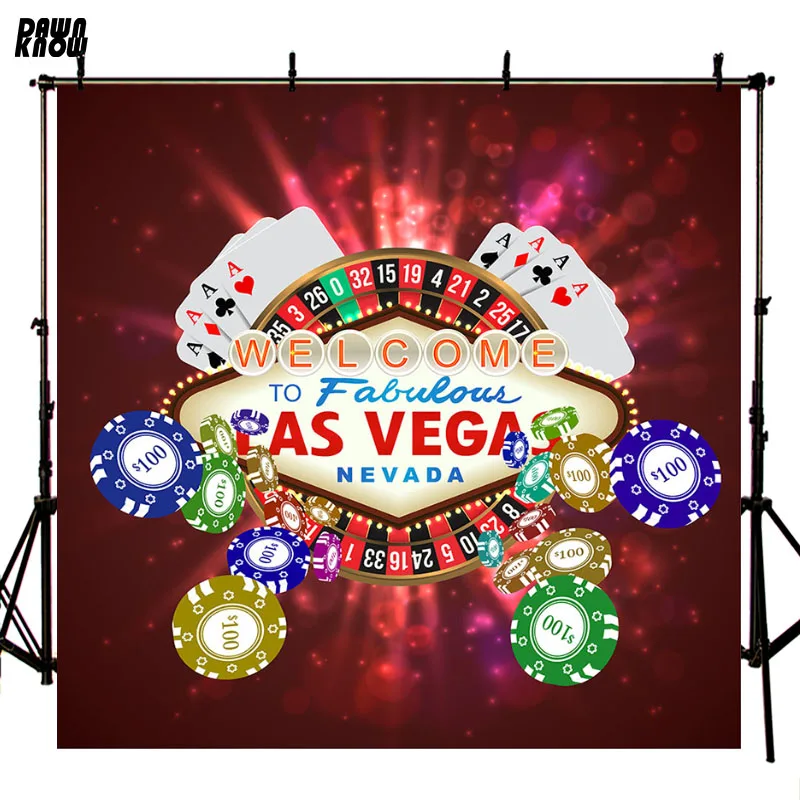DAWNKNOW покер вечерние Лас фон для фотосъемки фотосессия чипы личной фотосессии по