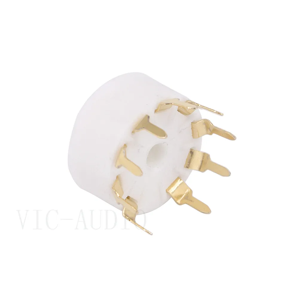 2 шт. керамический B9A 9pin клапан трубки гнездо GZC9-A для ECC82 ECC83 6DJ8 5670 6922 12AX7 12AU7