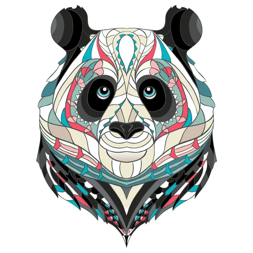 

Пазл-животное в виде панды, пазлы-животные, панда в форме медведя, необычная форма для фотографий, подарок, Семейная Игра, Интерактивная P