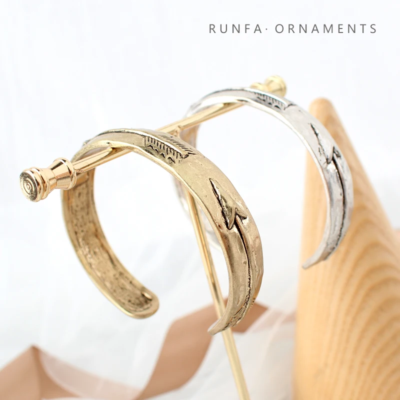 Модные золотые бриллиантовые браслеты со стрелками для женщин и мужчин