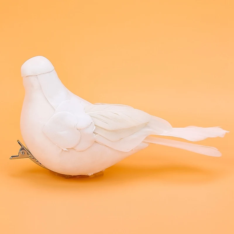 Creative Simulation Ornament Bird Statue Animal Sculpture Crafts Home Furnishing Garden Decor Pigeon Figure Doves Figurine | Дом и сад