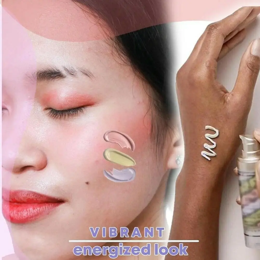 

Three-color Bird Feces Isolation Cream Long Lasting Moisturizing Easy To Apply Makeup Primer Concealer Primer Oil Control