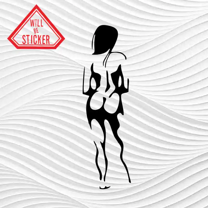 #4697 автомобильный бампер на окно автомобиля Универсальный силуэт сексуальная