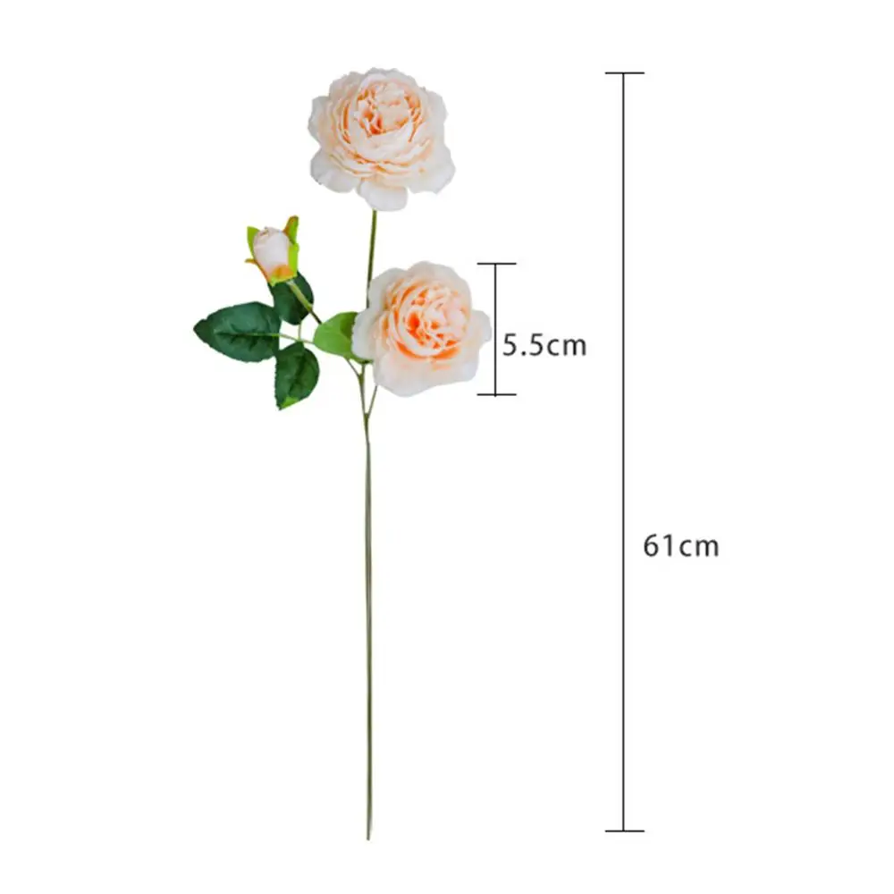 Лидер продаж 3 головки Розы Искусственные цветы высокого качества в африканском