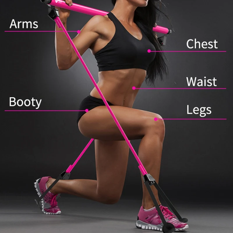 Портативный набор для пилатеса электронная сигарета с эспандером фитнеса йоги