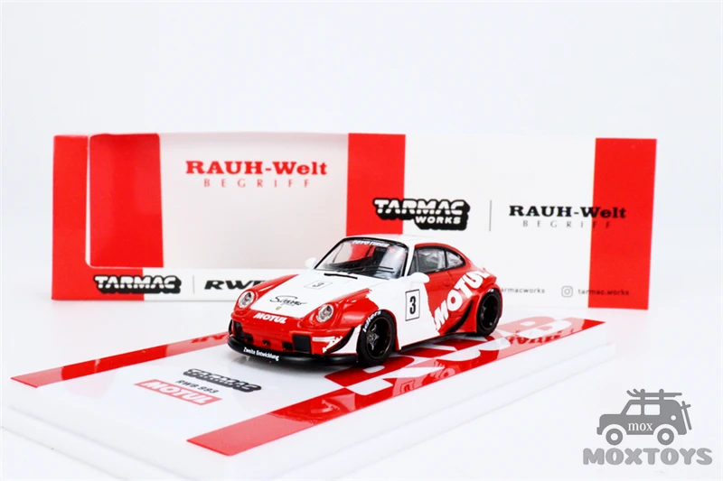 

Tarmac работает 1:64 RWB 993 Motul #3 с металлическим маслом, литая модель автомобиля