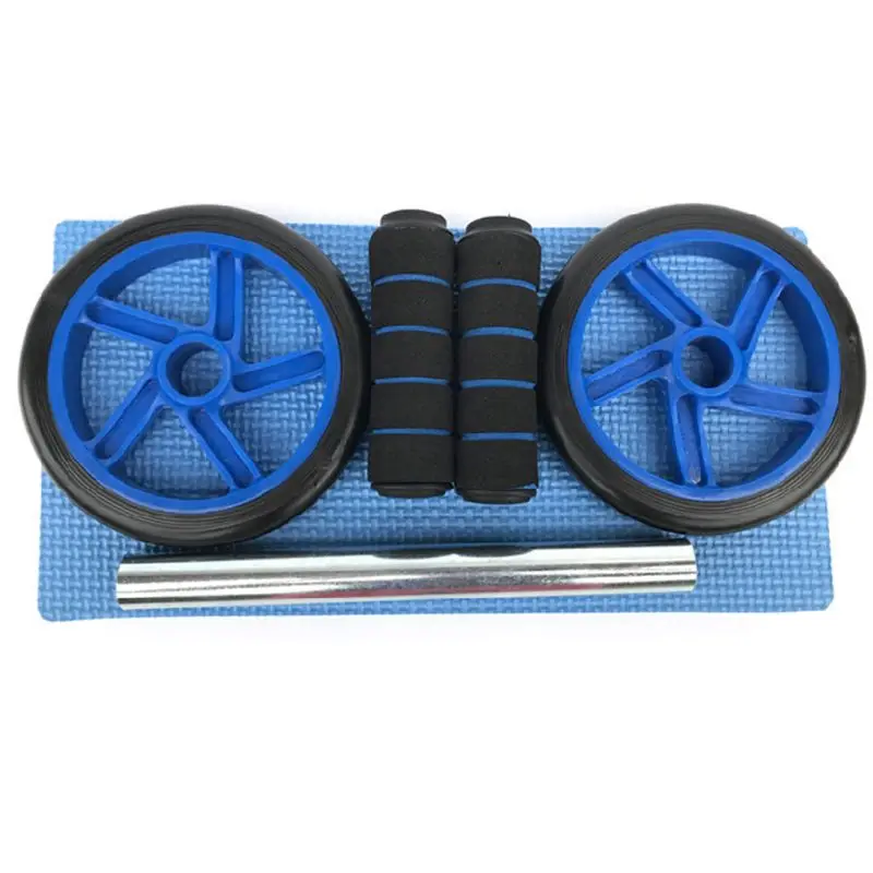 

8 Pcs Abdominal Wheel Stretching Strap Resistance Loop Band Yoga Starter Kit for Home Exercise Fitness Yoga Equipment