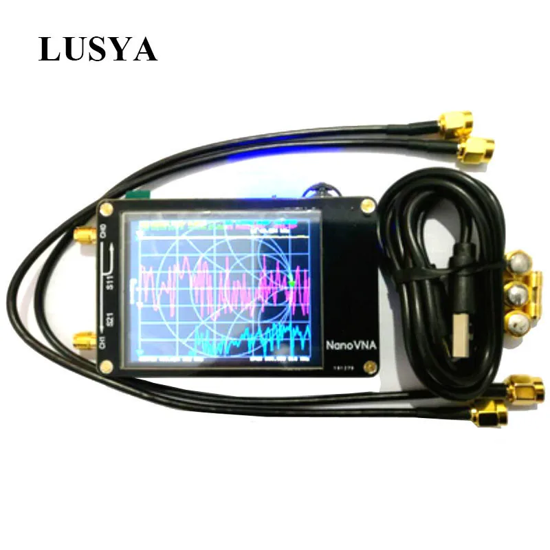 Lusya NanoVNA 2 8 дюймовый сенсорный ЖК HF VHF UHF УФ векторный сетевой анализатор 50 кГц 300