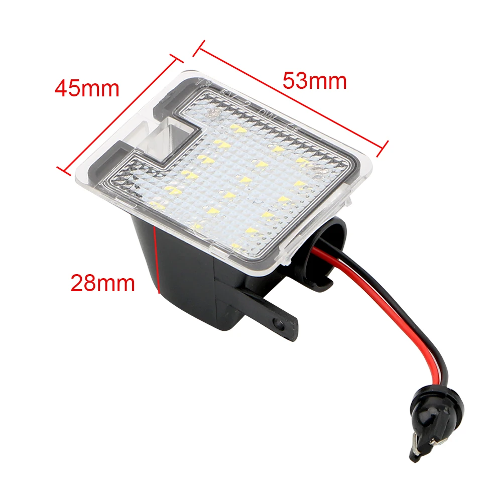 LEEPEE светодиодный под боковое зеркало Puddle светильник для Ford Focus 3 Kuga 2 S-Max WA6 Mondeo 4 5