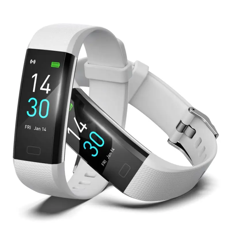 

2021 Fitness Bracelet Blood Pressure Measurement Pedometer Smart Band Hear Rate Monitor Waterproof Health Fitness Tracker Watch