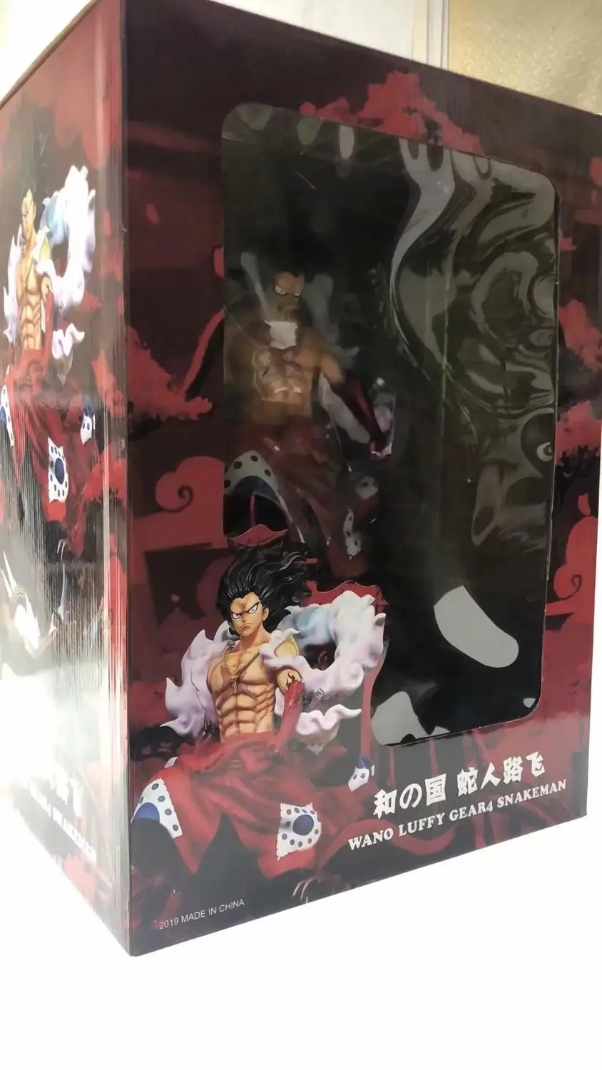 Аниме One Piece Wano Luffy Gear 4 Four Snakeman GK статуя кимоно Луффи ПВХ фигурка Коллекционная