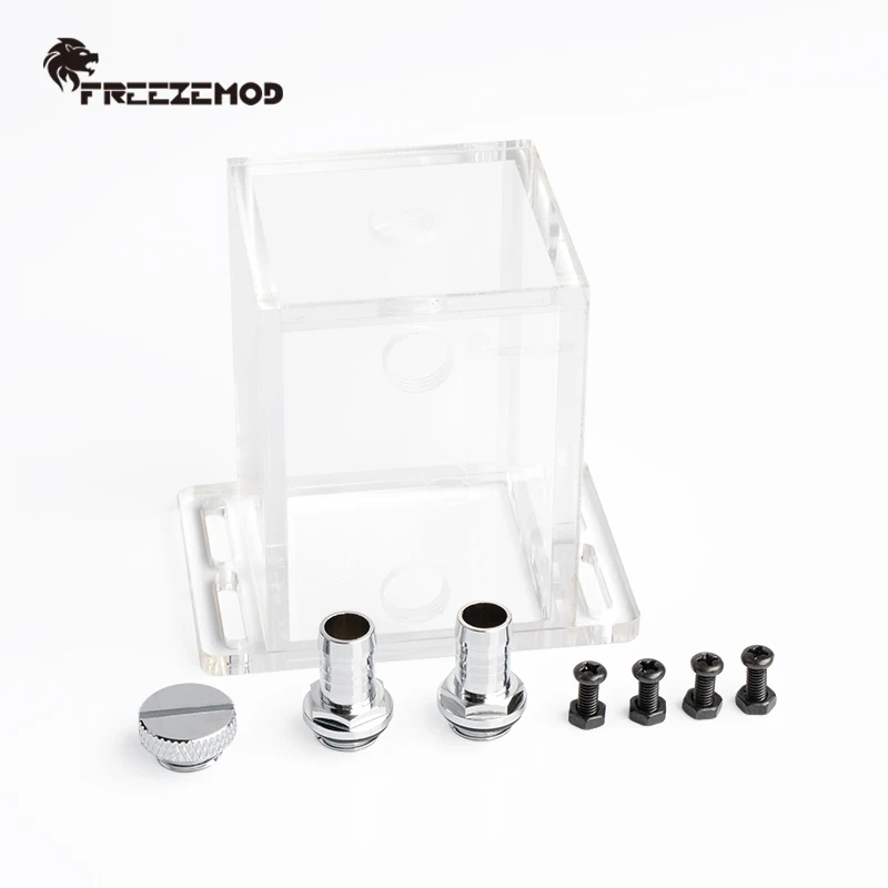 FREEZEMOD полностью прозрачный водяной охладитель маленький резервуар для воды с