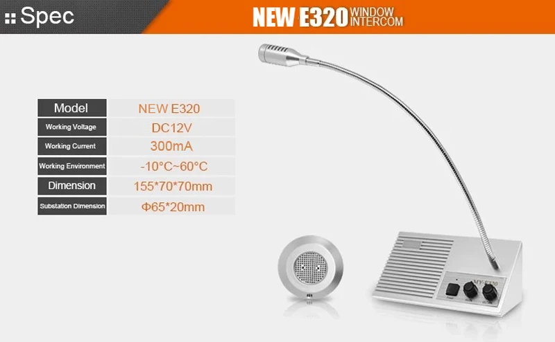 NEW Dual Way Walkie Talkie Anti-Interference Window Counter Intercom System For Bank Ticket Station Dining Hall Voice | Мобильные